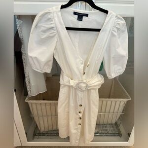 French connection white dress size 6